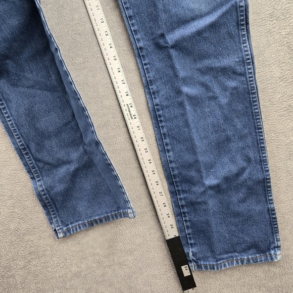 Wrangler Men Jeans 38X36 Blue Denim Cowboy Cut Classic Button 34" Inseam - Picture 7 of 10